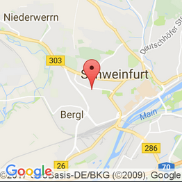 Karte Schweinfurt